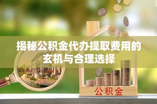 铁门关揭秘公积金代办提取费用的玄机与合理选择