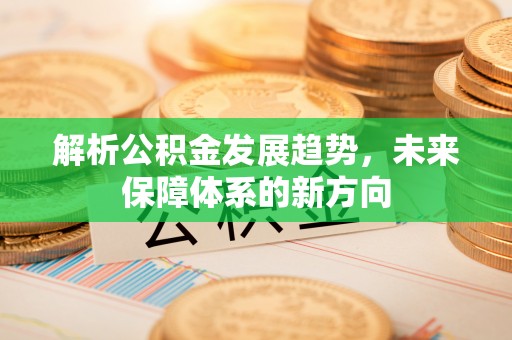 铁门关解析公积金发展趋势，未来保障体系的新方向
