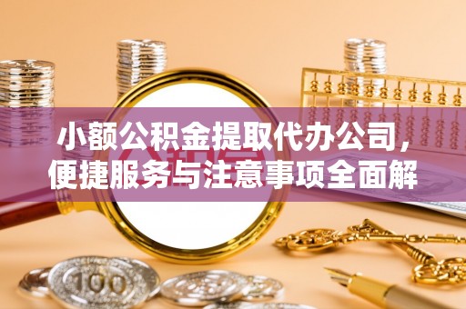铁门关小额公积金提取代办公司，便捷服务与注意事项全面解析