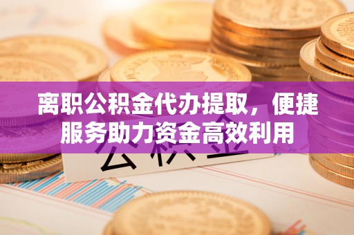 铁门关离职公积金代办提取，便捷服务助力资金高效利用