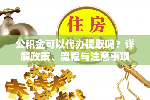 铁门关公积金可以代办提取吗？详解政策、流程与注意事项