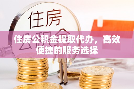 铁门关住房公积金提取代办，高效便捷的服务选择