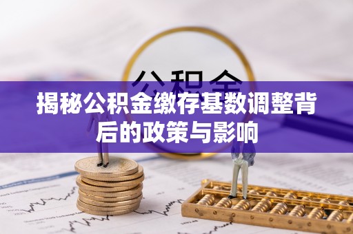 铁门关揭秘公积金缴存基数调整背后的政策与影响