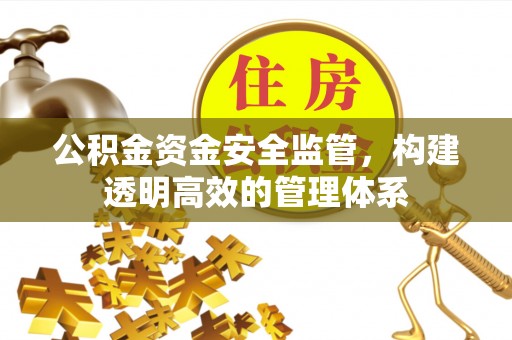 铁门关公积金资金安全监管，构建透明高效的管理体系