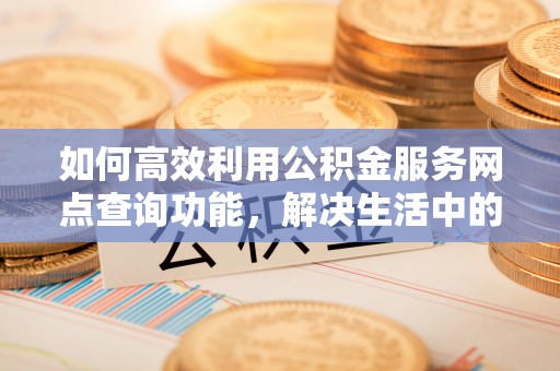 铁门关如何高效利用公积金服务网点查询功能，解决生活中的资金难题