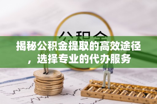 铁门关揭秘公积金提取的高效途径，选择专业的代办服务