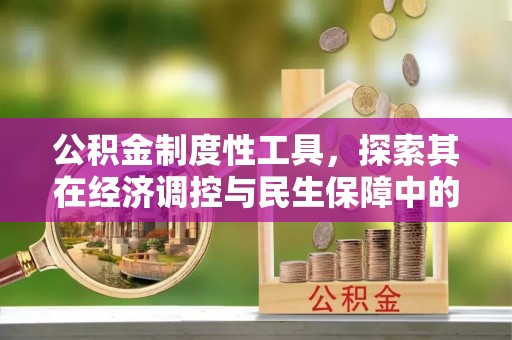 铁门关公积金制度性工具，探索其在经济调控与民生保障中的重要作用