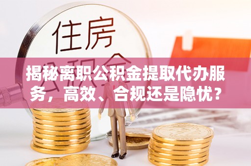 铁门关揭秘离职公积金提取代办服务，高效、合规还是隐忧？