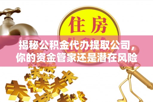 铁门关揭秘公积金代办提取公司，你的资金管家还是潜在风险？